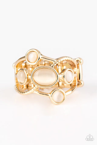 Moon Mood - Gold Ring - Paparazzi